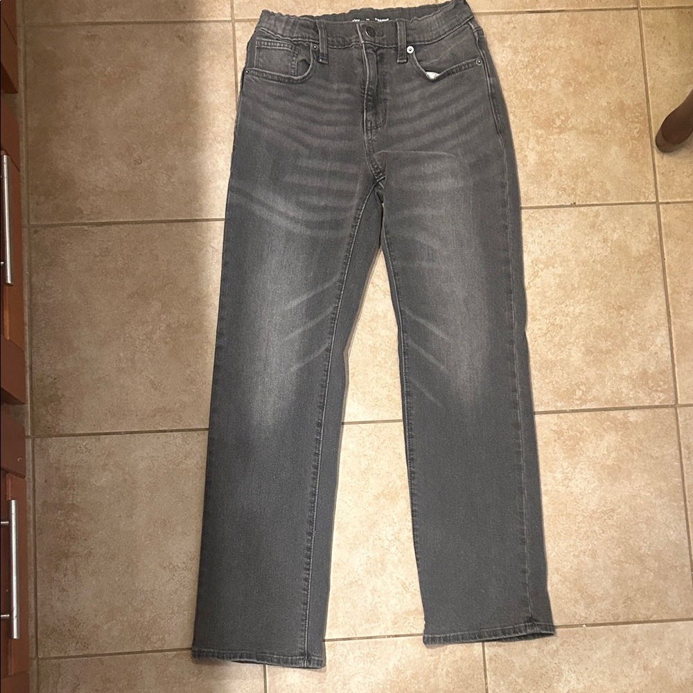 Old Navy Men's Straight Jeans in Charcoal
